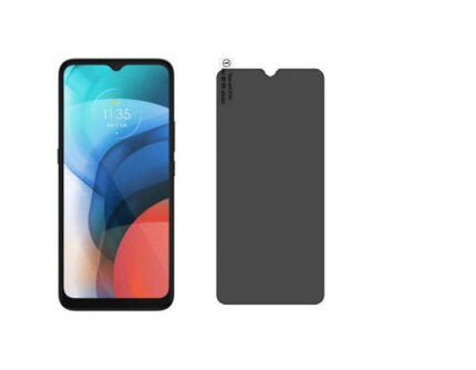 Privacy Screen Protector Compatible for Motorola E9 Plus - Matte Finish